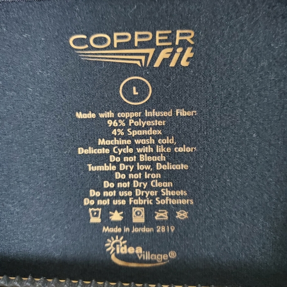 Copper Fit 🖤 Long sleeved Tee. Size Large. - Picture 4 of 5